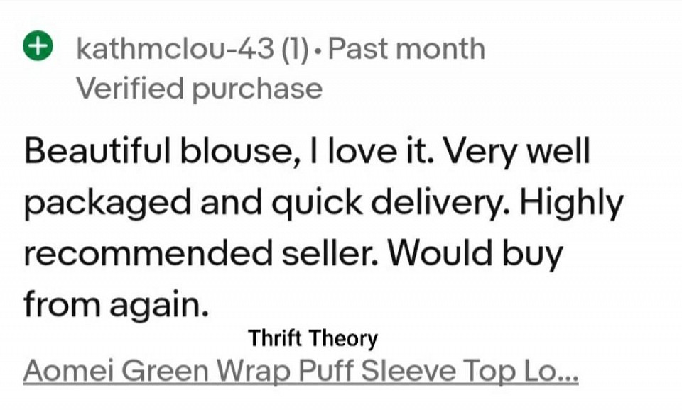Summer Tops Aomei Green Wrap Puff Sleeve Top 2X/Plus Size