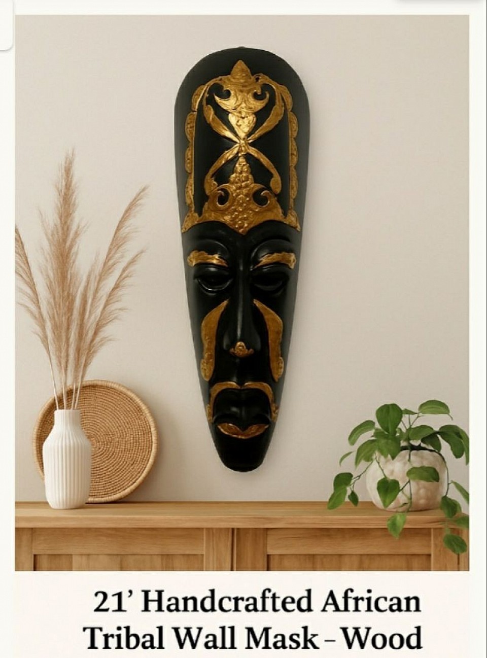 SOLD (buyer New Jersey) Handcrafted Tribal Wall Art, Home decor